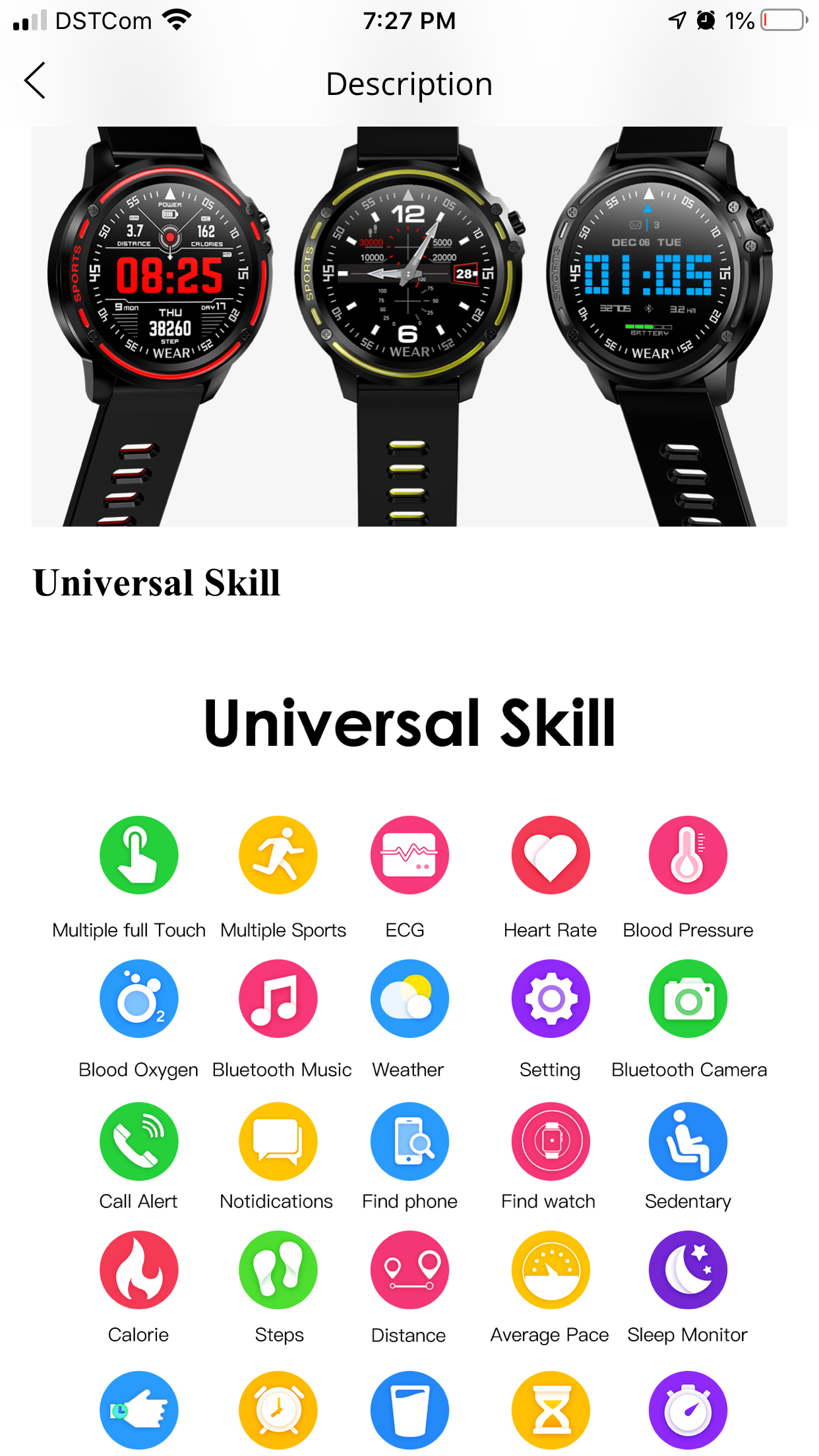 l8 smartwatch watch faces