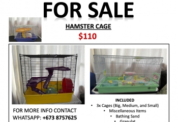 FOR SALE HAMSTER CAGE