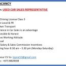 Used Cars Sales Representative