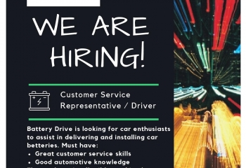 Looking for Customer Representative/Driver. Petrolheads encouraged to apply.