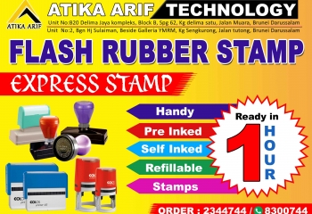 READY YOUR RUBBER STAMP 1 HOUR